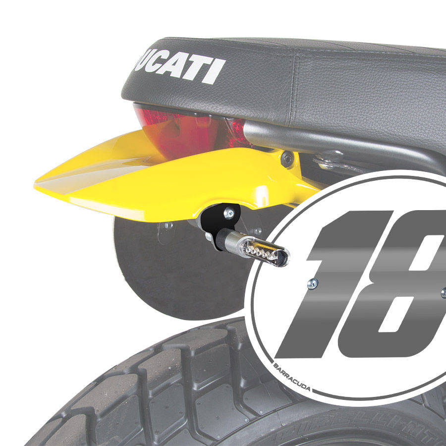 INDICATOR BRACKET SPECIFIC FOR DUCATI SCRAMBLER (kit)